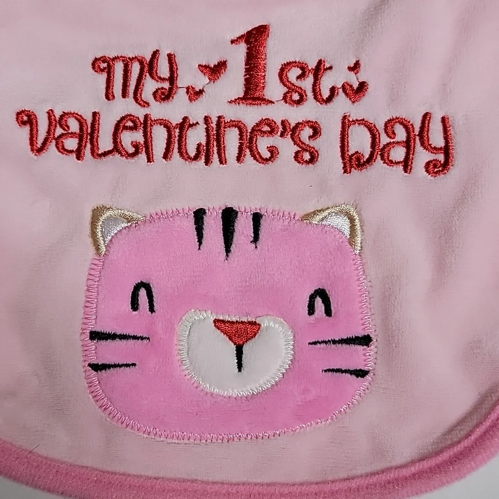 Baby my first Valentine Bib